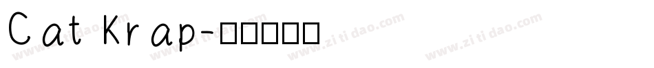 Cat Krap字体转换